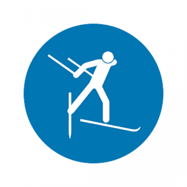 Balise Sticker Itinéraire ski de fond BALI-STI-RM138